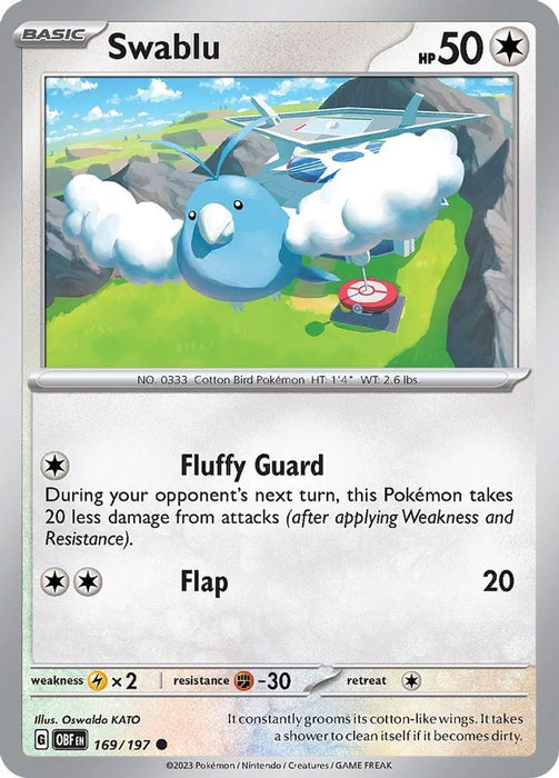 Swablu (#169/197) (SV03: Obsidian Flames)