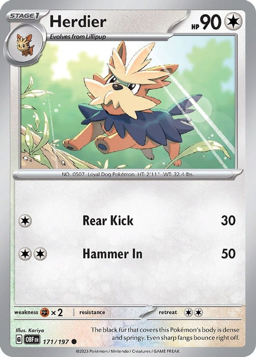 Herdier (#171/197) (SV03: Obsidian Flames)