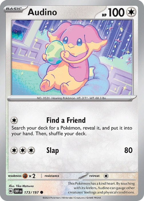 Audino (#173/197) (SV03: Obsidian Flames)