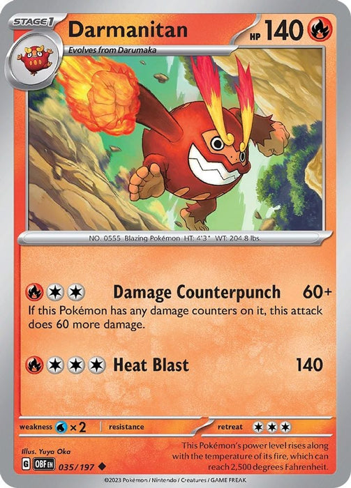 Darmanitan (#035/197) (SV03: Obsidian Flames)