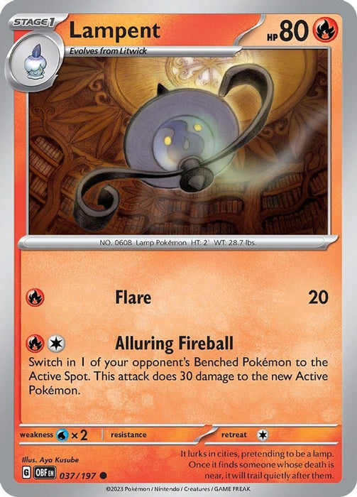 Lampent (#037/197) (SV03: Obsidian Flames)