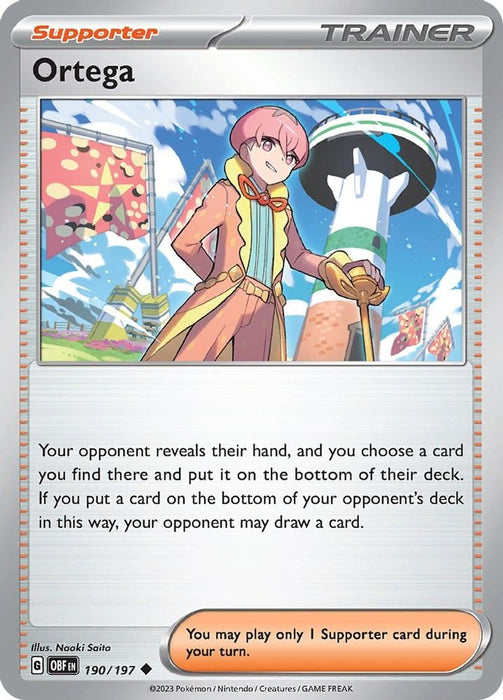 Ortega (#190/197) (SV03: Obsidian Flames)