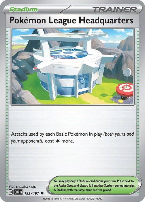 Pokemon League Headquarters (#192/197) (SV03: Obsidian Flames)