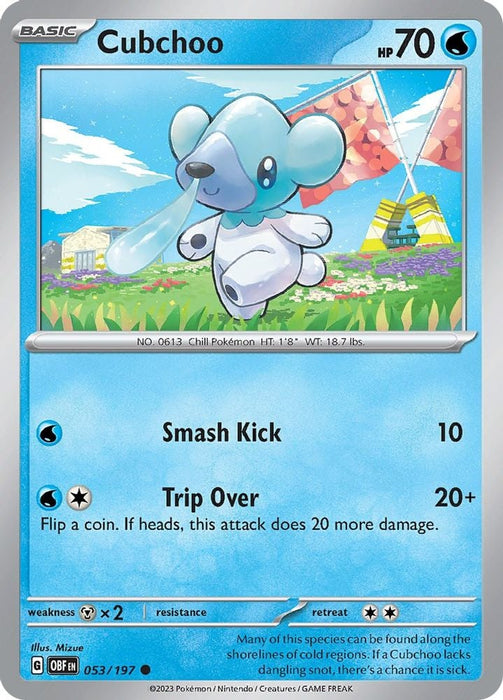 Cubchoo (#053/197) (SV03: Obsidian Flames)