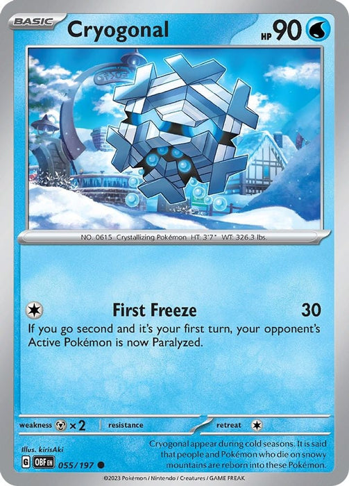 Cryogonal (#055/197) (SV03: Obsidian Flames)