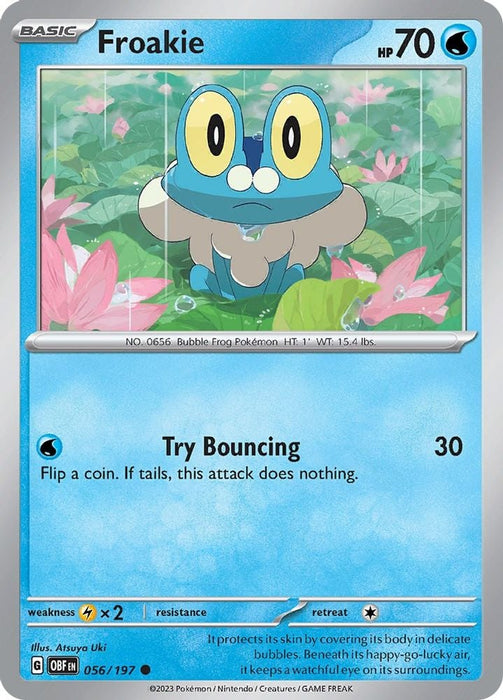 Froakie (#056/197) (SV03: Obsidian Flames)