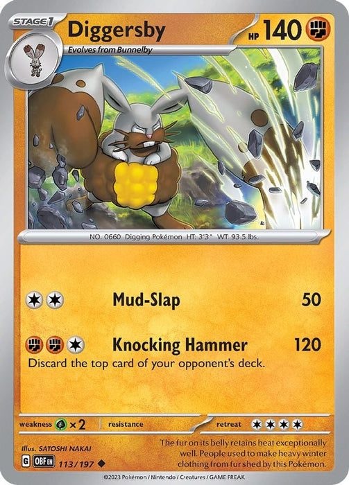 Diggersby (#113/197) (SV03: Obsidian Flames)