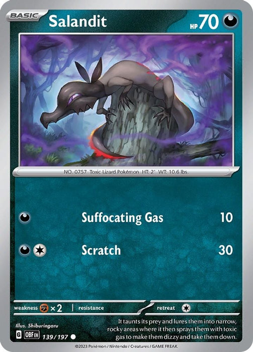Salandit (#139/197) (SV03: Obsidian Flames)