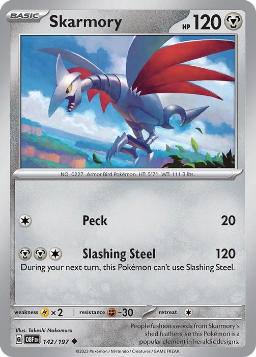 Skarmory (#142/197) (SV03: Obsidian Flames)