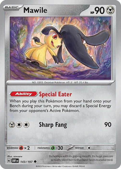 Mawile 143 197 (#143/197) (SV03: Obsidian Flames)