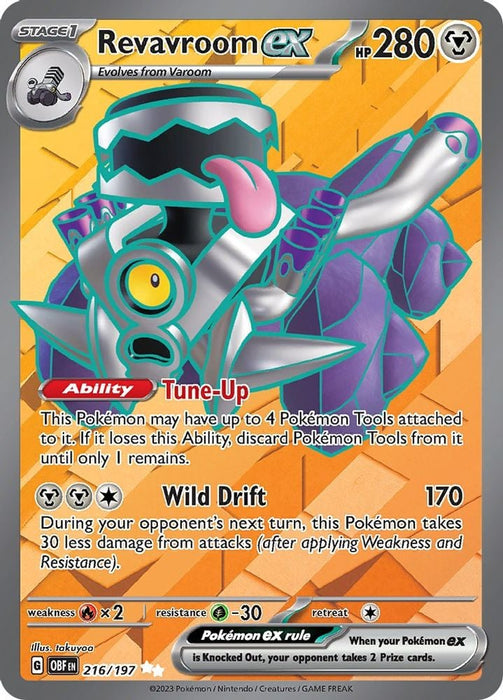 Revavroom ex 216 197 (#216/197) (SV03: Obsidian Flames)