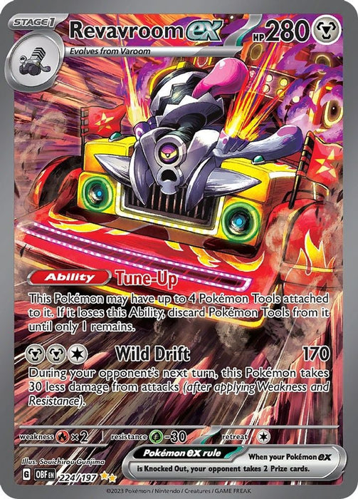 Revavroom ex 224 197 (#224/197) (SV03: Obsidian Flames)
