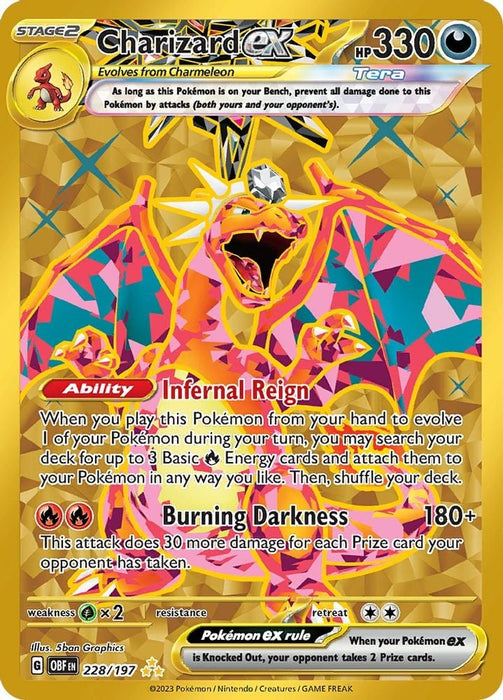 Charizard ex 228 197 (#228/197) (SV03: Obsidian Flames)