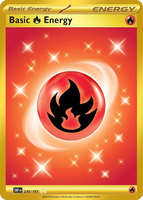 Basic Fire Energy 230 197 (#230/197) (SV03: Obsidian Flames)