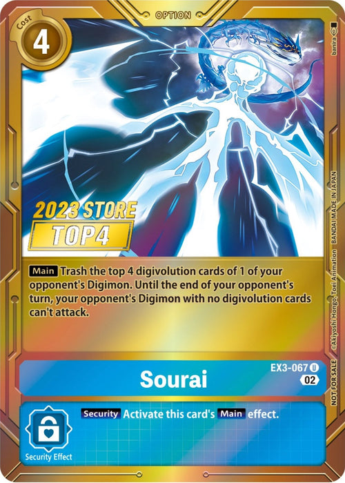 Sourai (2023 Store Top 4) (EX3-067 U)