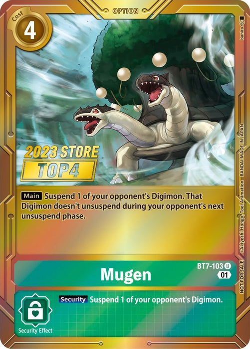 Mugen (2023 Store Top 4) (#BT7-103 U) (Next Adventure) Near Mint Foil