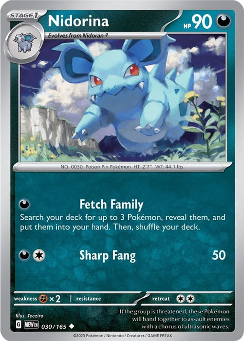Nidorina (#030/165) (SV: Scarlet & Violet 151)