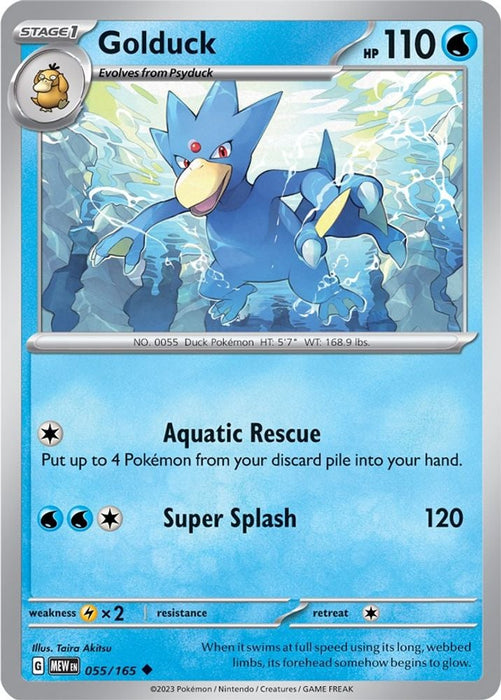 Golduck (#055/165) (SV: Scarlet & Violet 151)