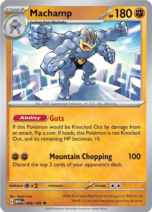 Machamp (#068/165) (SV: Scarlet & Violet 151)