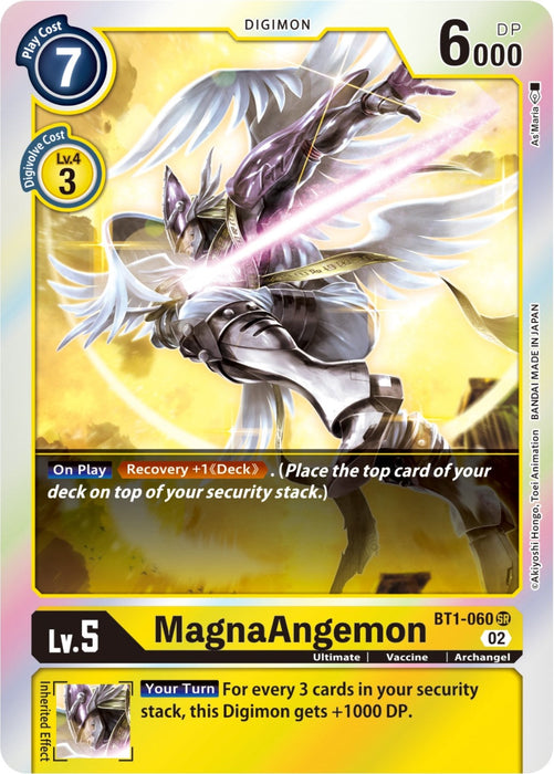Image for MagnaAngemon - BT1-060 (Resurgence Booster Reprint) (BT1-060 SR) - Digimon Card Game