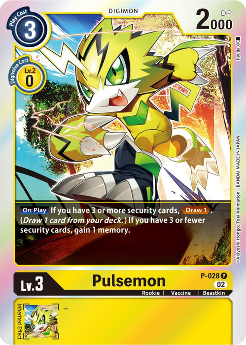 Image for Pulsemon - P-028 (Resurgence Booster Reprint) (P-028 P) - Digimon Card Game