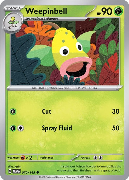 Weepinbell (#070/165) (SV: Scarlet & Violet 151)