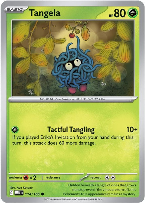 Tangela 114 165 (#114/165) (SV: Scarlet & Violet 151)