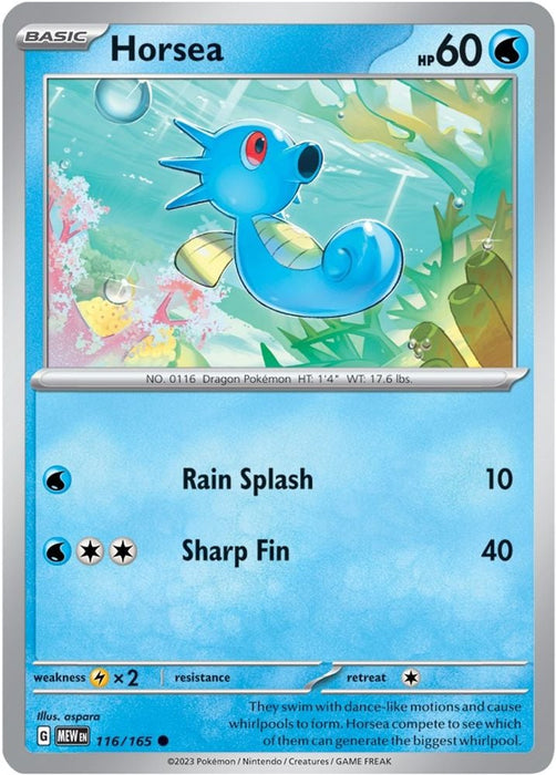 Horsea (#116/165) (SV: Scarlet & Violet 151)