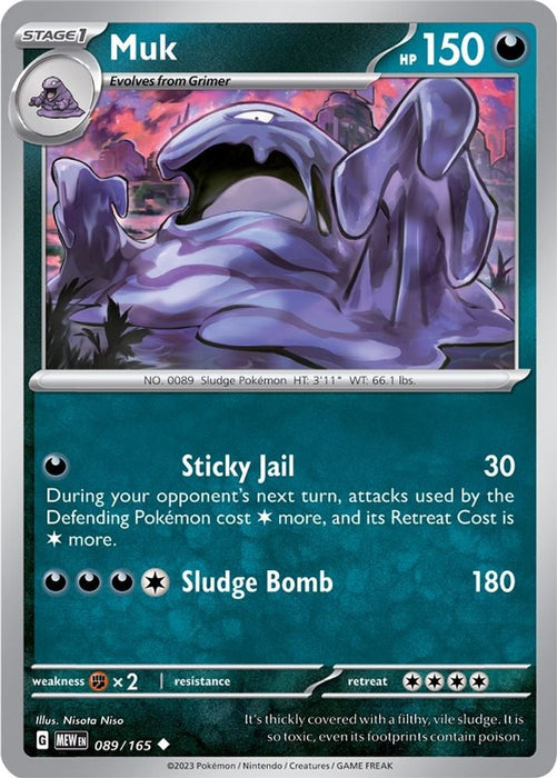Muk (#089/165) (SV: Scarlet & Violet 151)