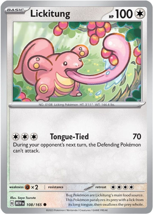 Lickitung (#108/165) (SV: Scarlet & Violet 151)