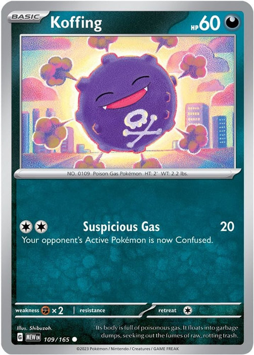 Koffing (#109/165) (SV: Scarlet & Violet 151)