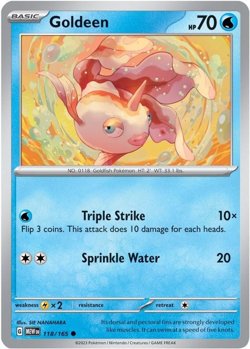 Goldeen (#118/165) (SV: Scarlet & Violet 151)