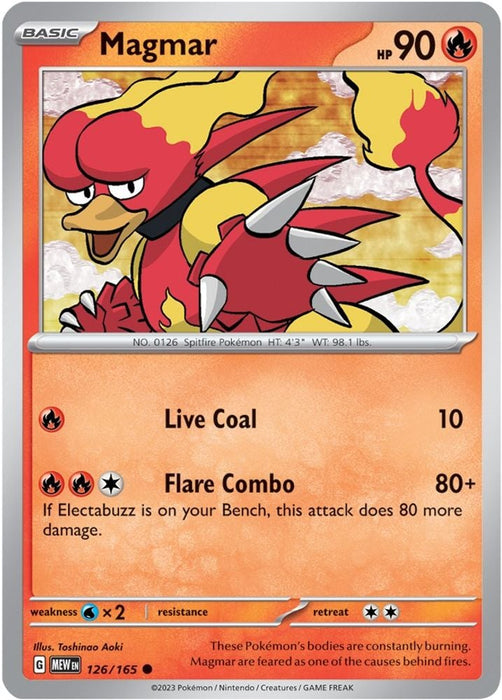 Magmar (#126/165) (SV: Scarlet & Violet 151)