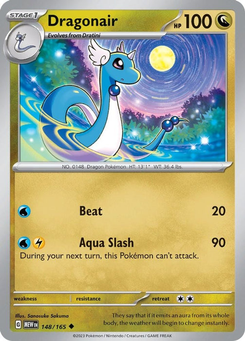 Dragonair 148 165 (#148/165) (SV: Scarlet & Violet 151)