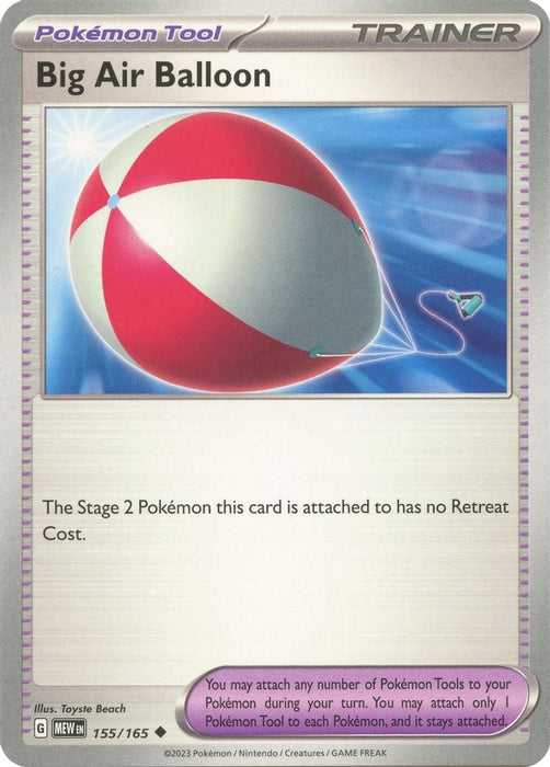 Big Air Balloon (#155/165) (SV: Scarlet & Violet 151)