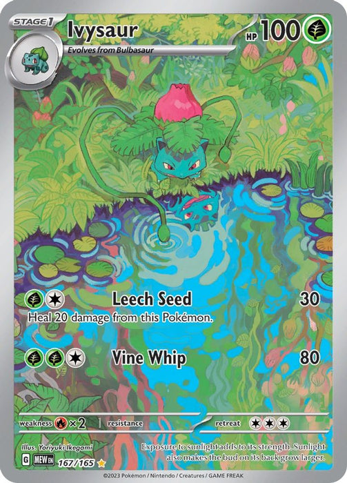Ivysaur 167 165 (#167/165) (SV: Scarlet & Violet 151) Near Mint Holofoil