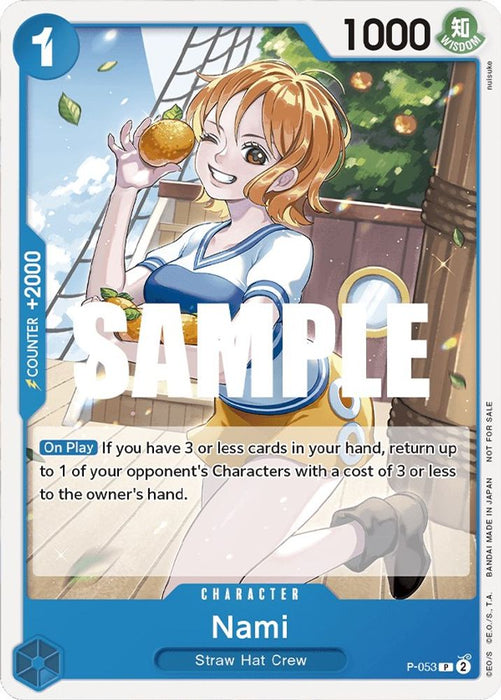 Nami (Sealed Battle Kit Vol. 1) (#P-053) (One Piece Promotion Cards) Near Mint