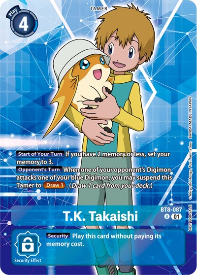 TK Takaishi Tamer Party Pack The Beginning (#BT8-087 U) (New Awakening)