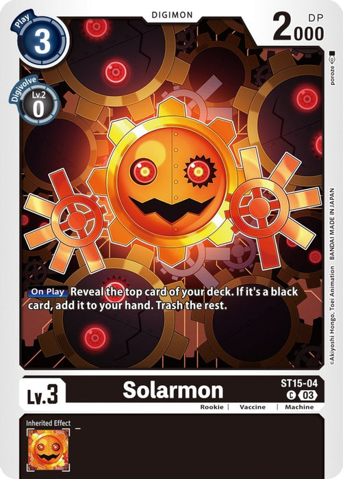 Solarmon (#ST15-04 C) (Starter Deck 15: Dragon of Courage) Near Mint