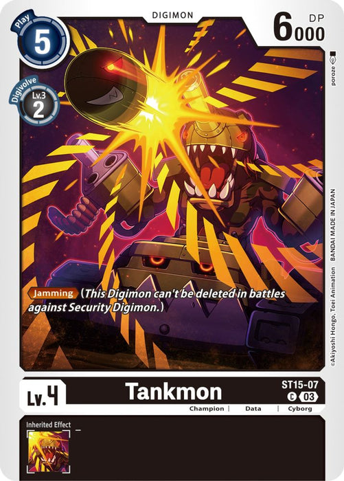 Tankmon (#ST15-07 C) (Starter Deck 15: Dragon of Courage) Near Mint
