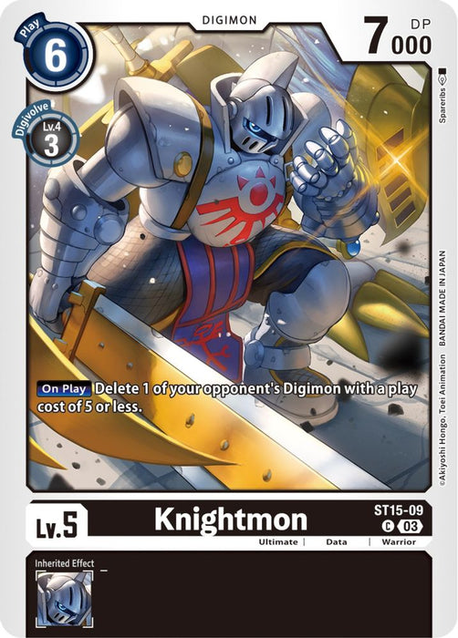 Knightmon (#ST15-09 C) (Starter Deck 15: Dragon of Courage) Near Mint