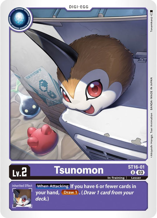 Tsunomon (#ST16-01 U) (Starter Deck 16: Wolf of Friendship) Near Mint