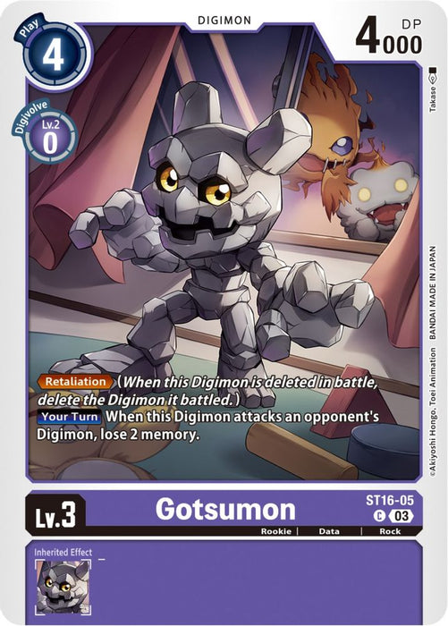 Gotsumon (#ST16-05 C) (Starter Deck 16: Wolf of Friendship) Near Mint