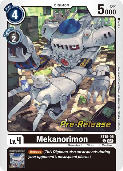 Mekanorimon (#ST15-06 C) (Starter Deck 15: Dragon of Courage Pre-Release Cards)