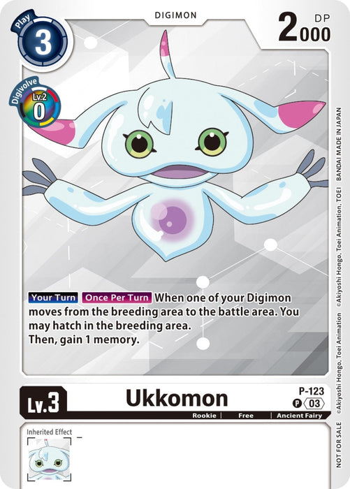 Image for Ukkomon - P-123 (NYCC 2023 Demo Deck) (P-123 P) - Digimon Card Game