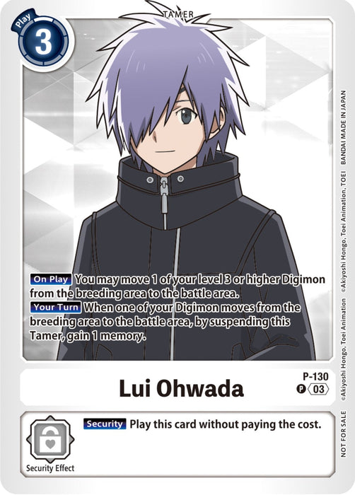 Image for Lui Ohwada - P-130 (NYCC 2023 Demo Deck) (P-130 P) - Digimon Card Game