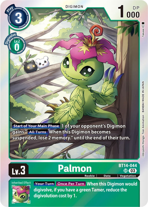Image for Palmon (BT14-044 SR) - Digimon Card Game
