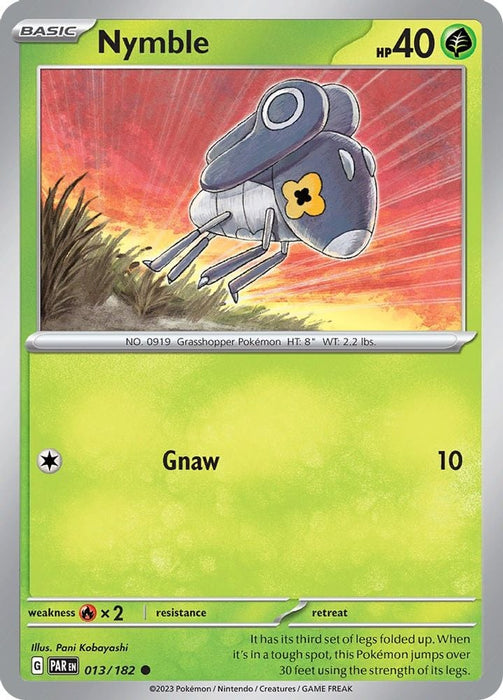 Nymble 013 182 (#013/182) (SV04: Paradox Rift) Near Mint Reverse Holofoil