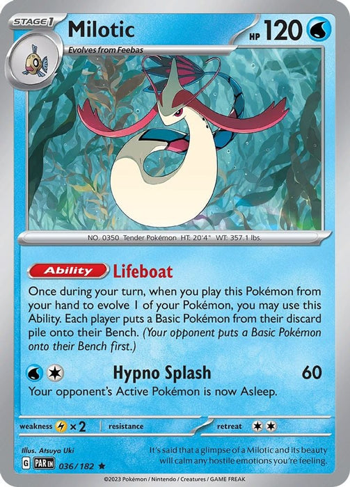 Milotic (#036/182) (SV04: Paradox Rift)