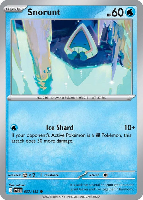 Snorunt 037 182 (#037/182) (SV04: Paradox Rift)